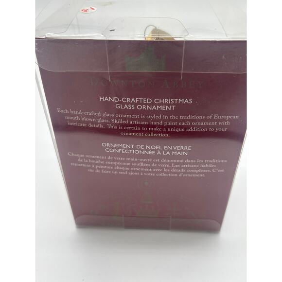 Kurt Adler Downtown Abbey 2019 Hand Crafted Glass Blown Christmas Ornament - Picture 5 of 9